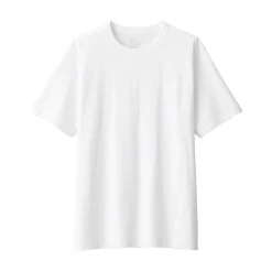 Muji Camiseta de jersey grueso para hombre