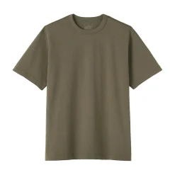 Muji Camiseta de jersey grueso para hombre