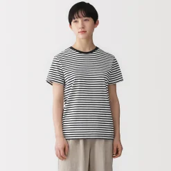 Discount Muji Camiseta de jersey para mujer