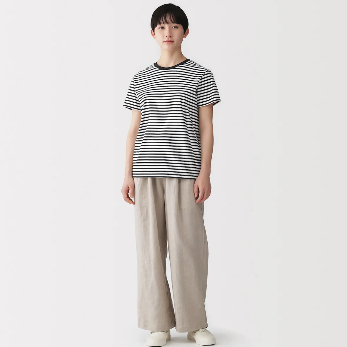 Discount Muji Camiseta de jersey para mujer