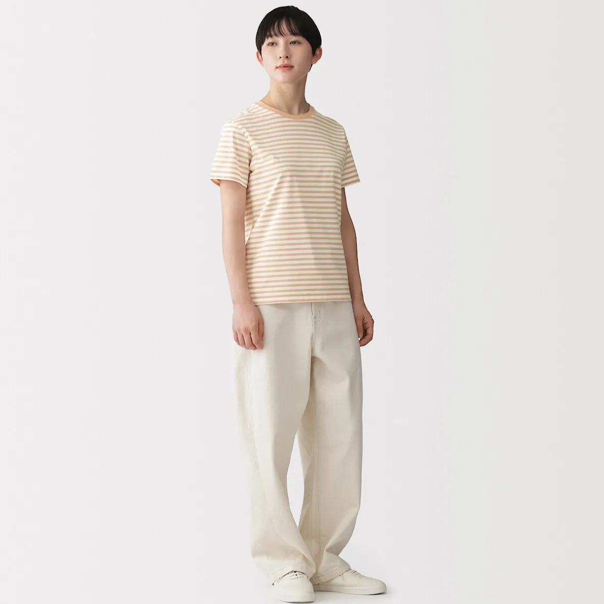 Discount Muji Camiseta de jersey para mujer