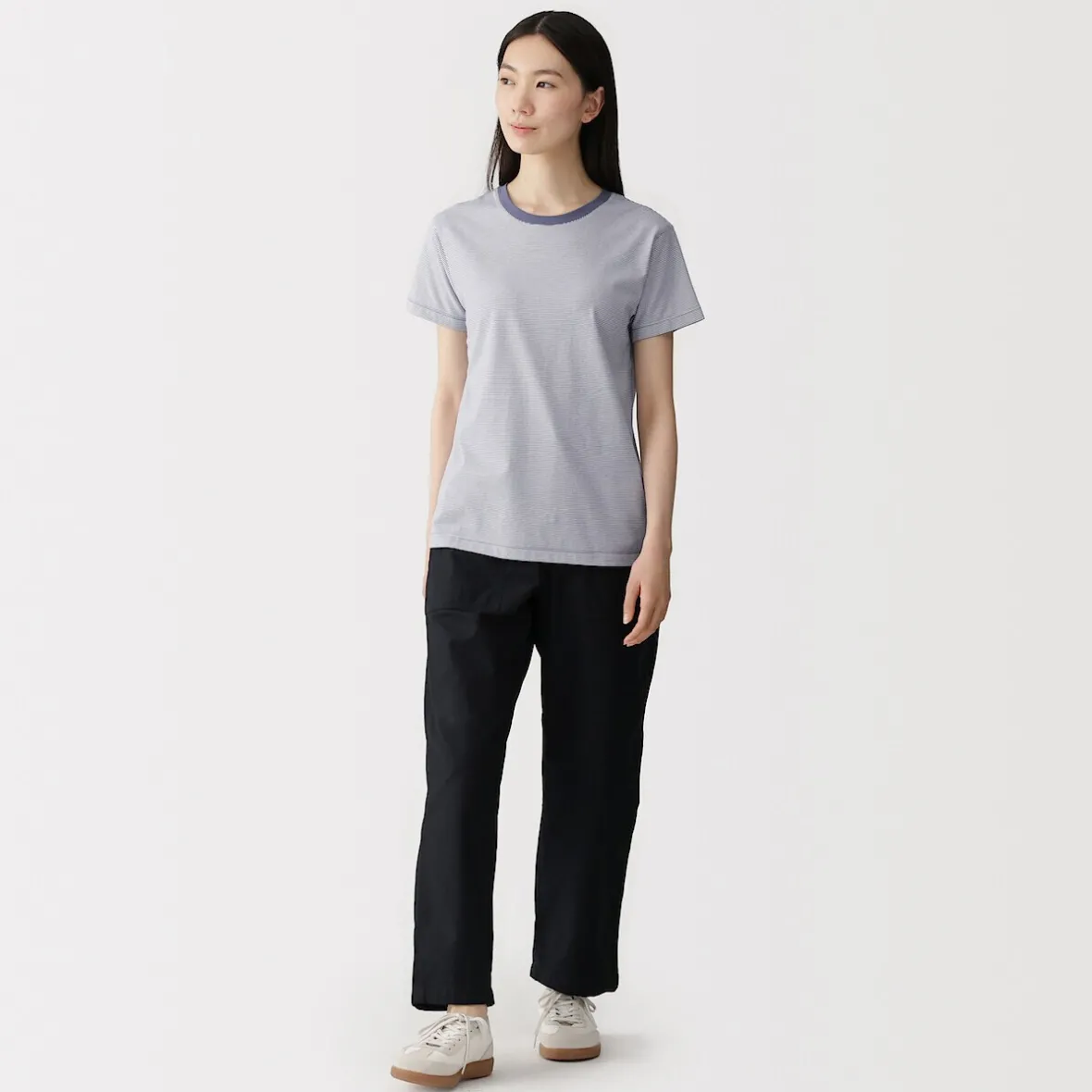 Discount Muji Camiseta de jersey para mujer