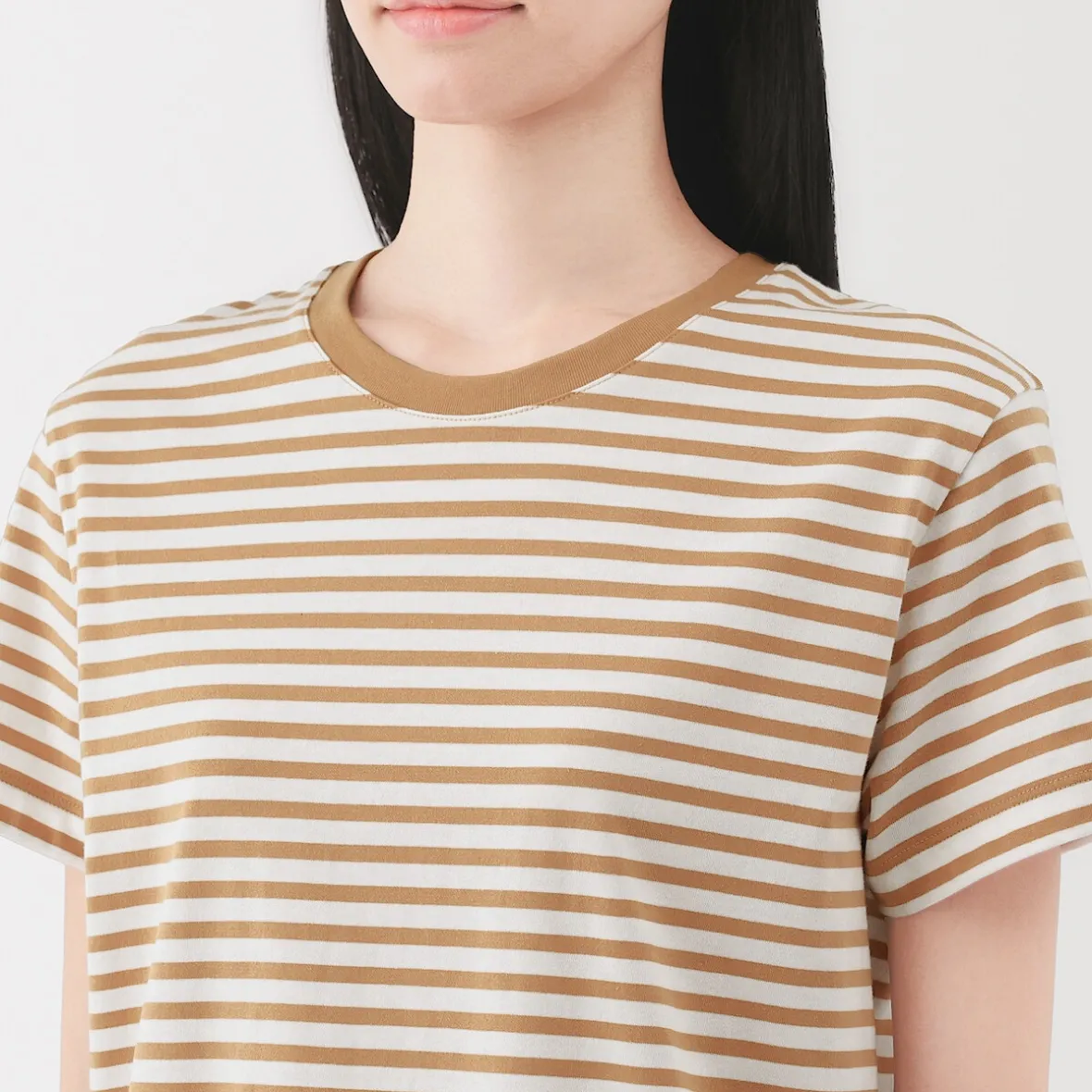 Discount Muji Camiseta de jersey para mujer