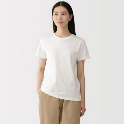 Discount Muji Camiseta de jersey para mujer