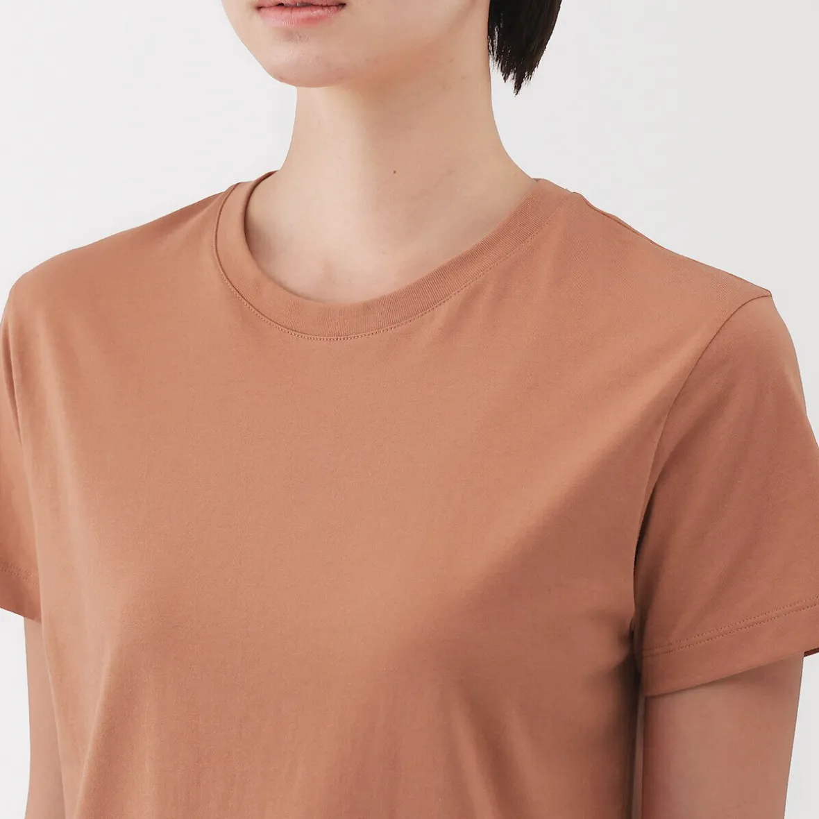 Discount Muji Camiseta de jersey para mujer