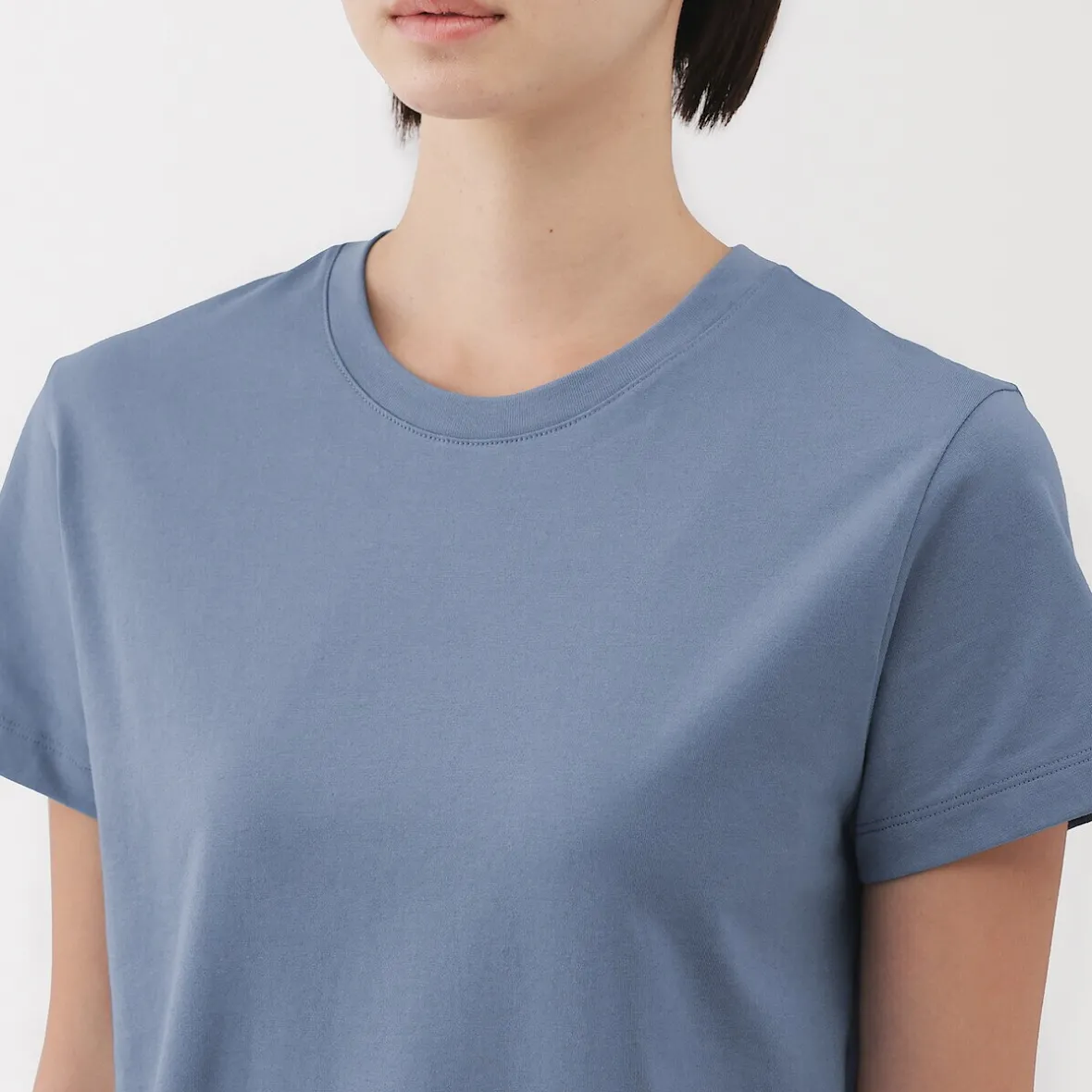Discount Muji Camiseta de jersey para mujer