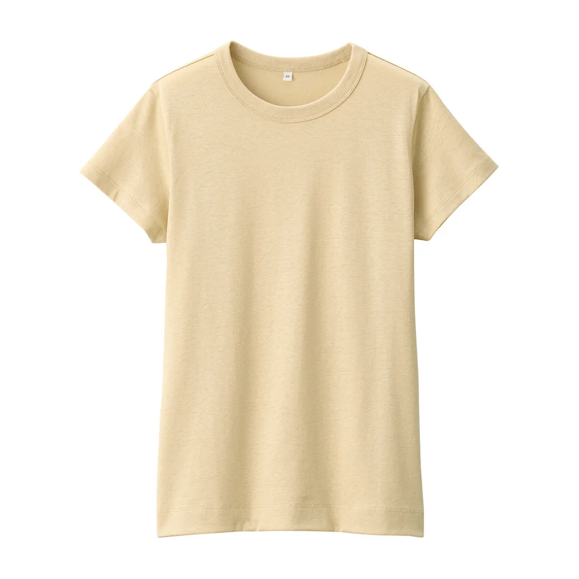 Muji Camiseta de lino y algodón para mujer