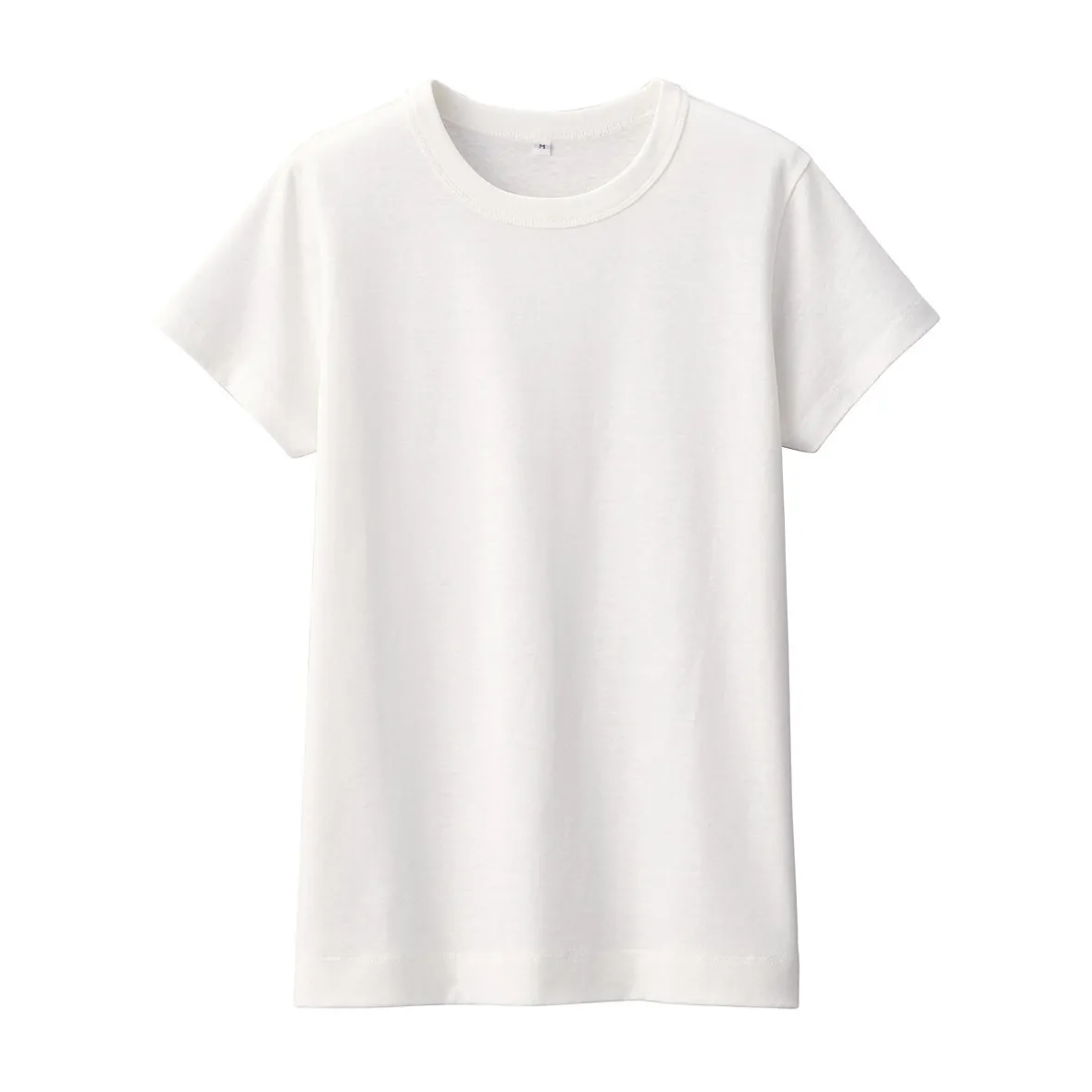 Muji Camiseta de lino y algodón para mujer