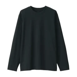 Sale Muji Camiseta de manga larga de jersey para hombre