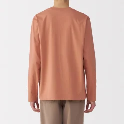 Sale Muji Camiseta de manga larga de jersey para hombre