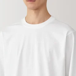 Sale Muji Camiseta de manga larga de jersey para hombre