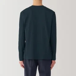 Sale Muji Camiseta de manga larga de jersey para hombre