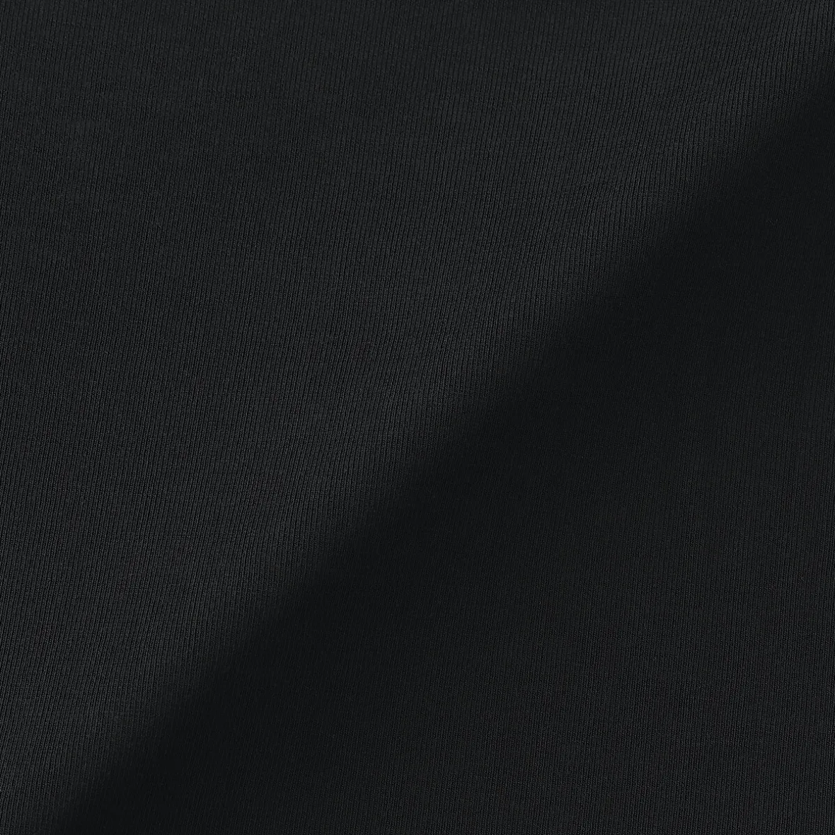 Muji Camiseta de manga larga transparente con cuello alto en mezcla de lyocell para mujer