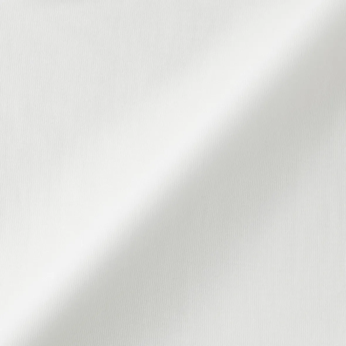 Muji Camiseta de manga larga transparente con cuello alto en mezcla de lyocell para mujer