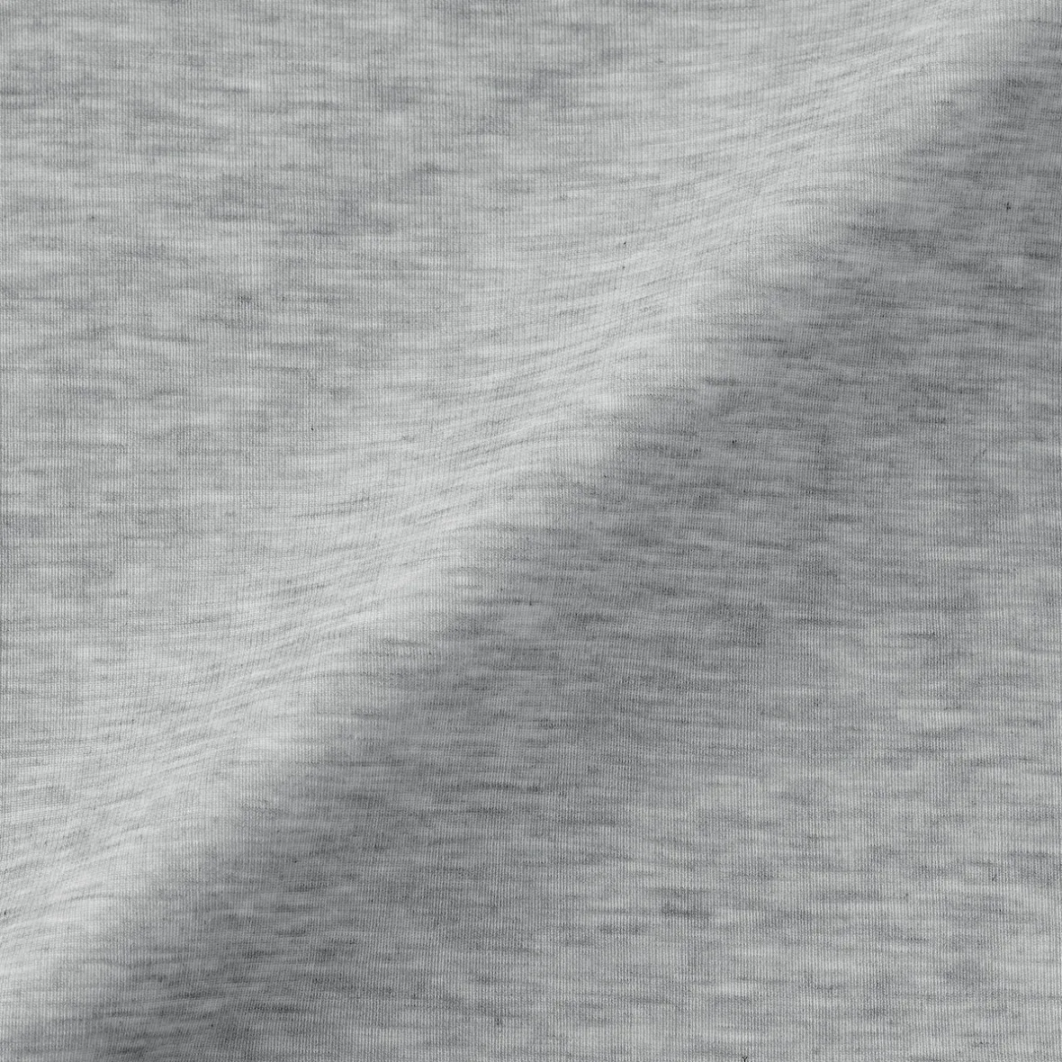 Muji Camiseta de manga larga transparente con cuello alto en mezcla de lyocell para mujer