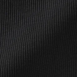 Muji Camiseta de manga larga y canalé en mezcla de lyocell para mujer