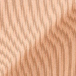 Muji Camiseta de manga larga y canalé en mezcla de lyocell para mujer