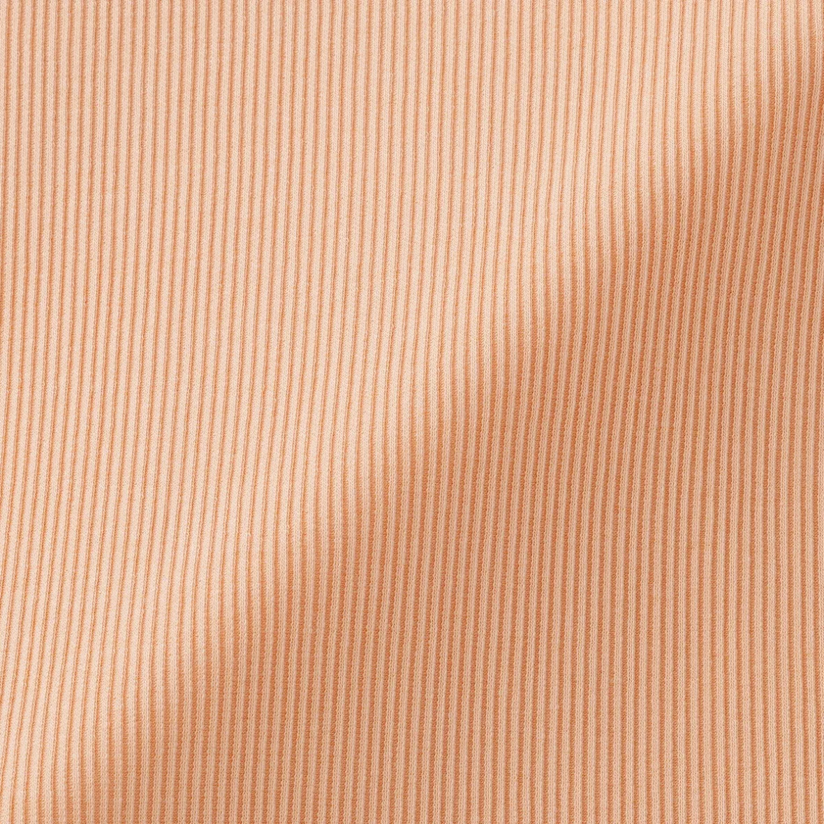 Muji Camiseta de manga larga y canalé en mezcla de lyocell para mujer