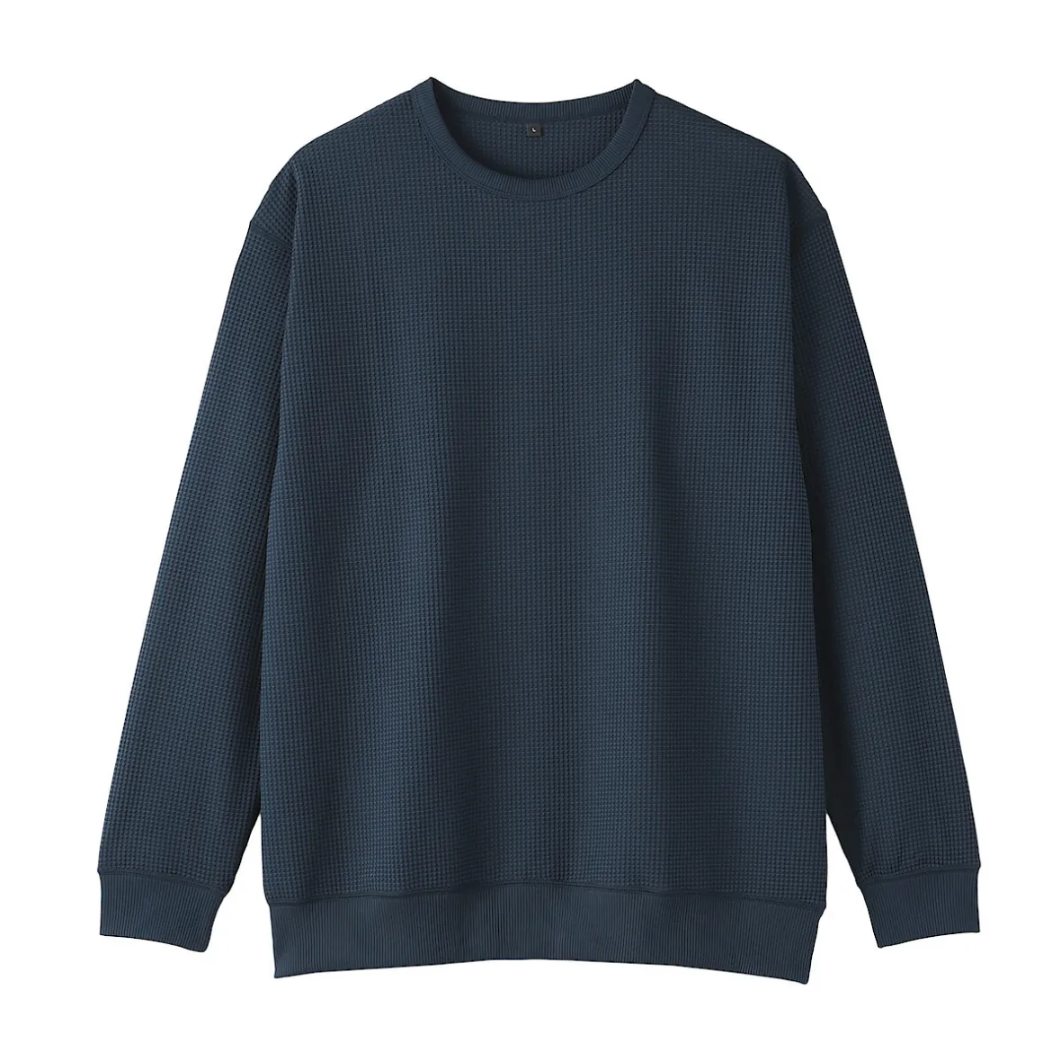 Discount Muji Camiseta de manga larga y tejido waffle Quick Dry para hombre