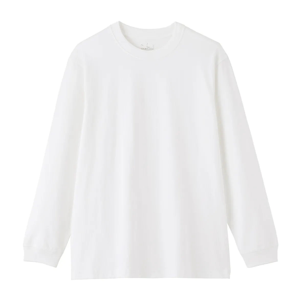 Clearance Muji Camiseta de manga larga y algodón grueso para hombre