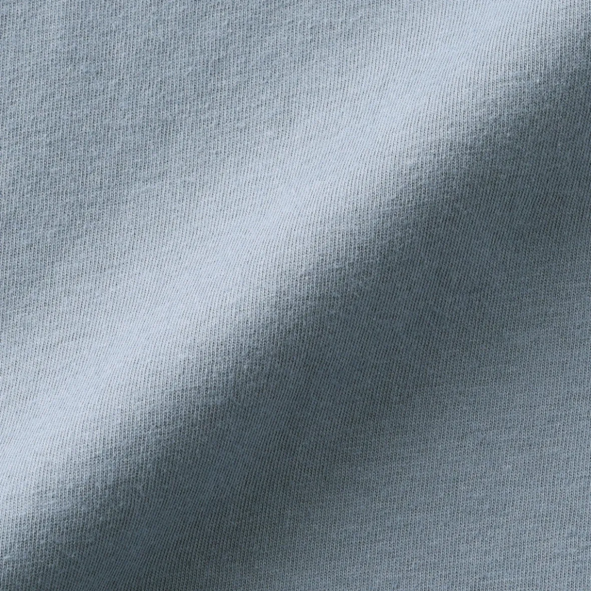 Outlet Muji Camiseta de manga larga y acabado lavado para hombre