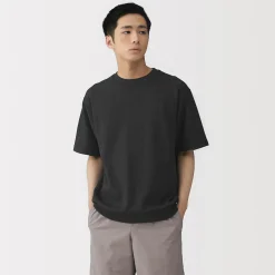 Discount Muji Camiseta de tejido waffle y Quick Dry para hombre