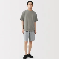 Discount Muji Camiseta de tejido waffle y Quick Dry para hombre
