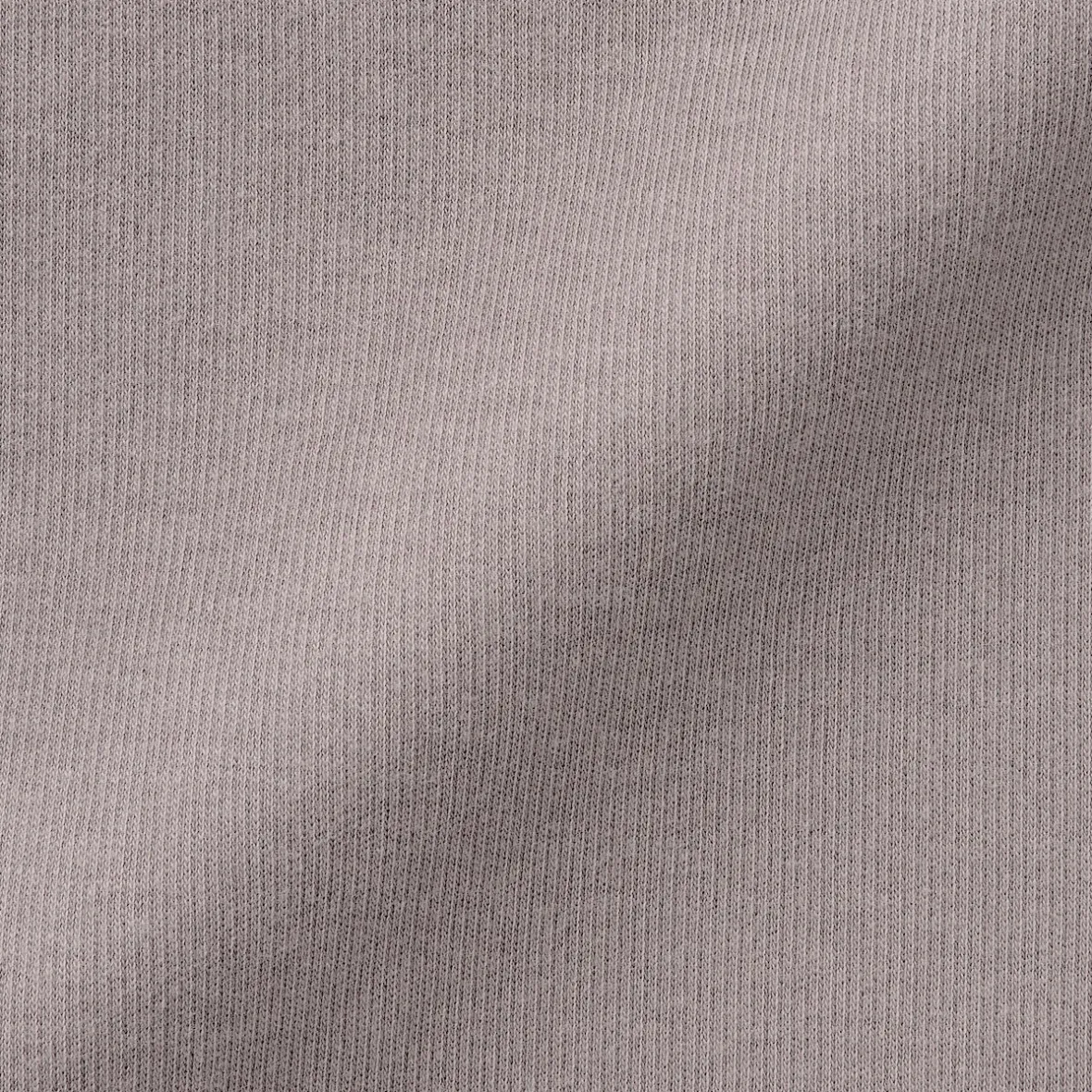 Muji Camiseta manga larga con cuello redondo de algodón cálido y lana para hombre