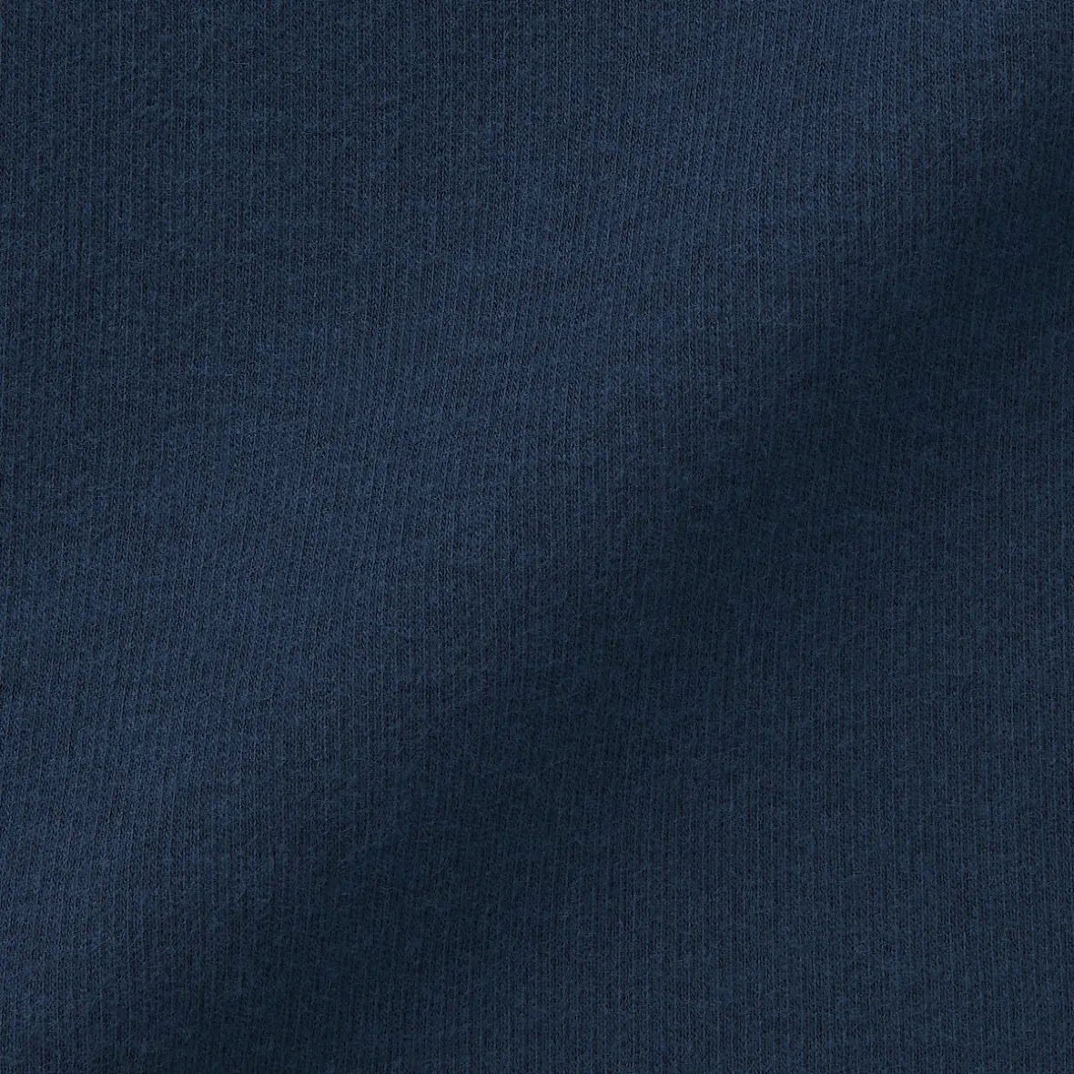 Muji Camiseta manga larga con cuello redondo de algodón cálido y lana para hombre