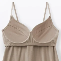 Hot Muji Camisola con sujetador de mezcla de lyocell