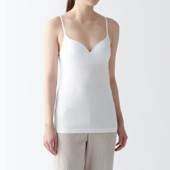 Hot Muji Camisola con sujetador de mezcla de lyocell.