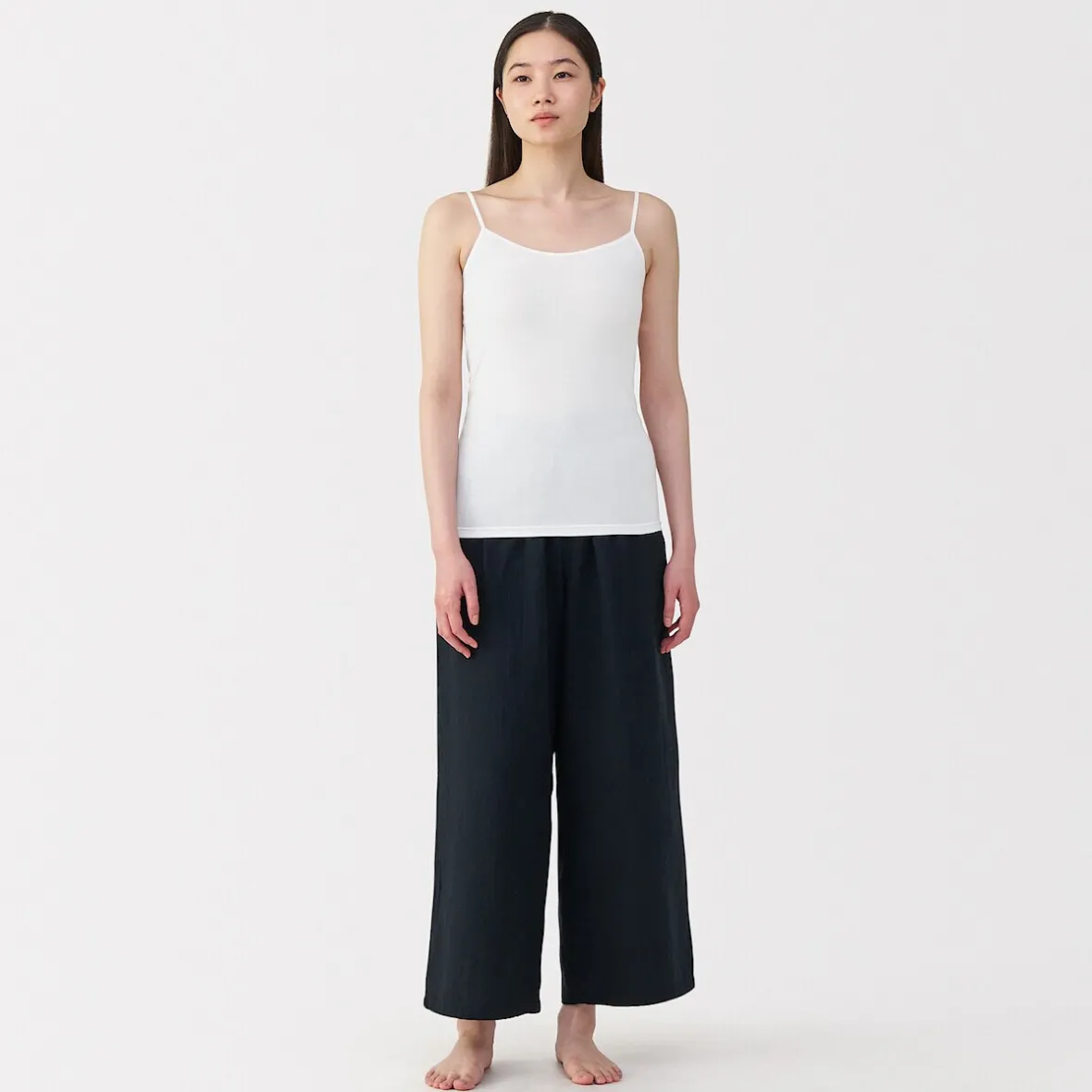 Outlet Muji Camisola de punto elástico para mujer