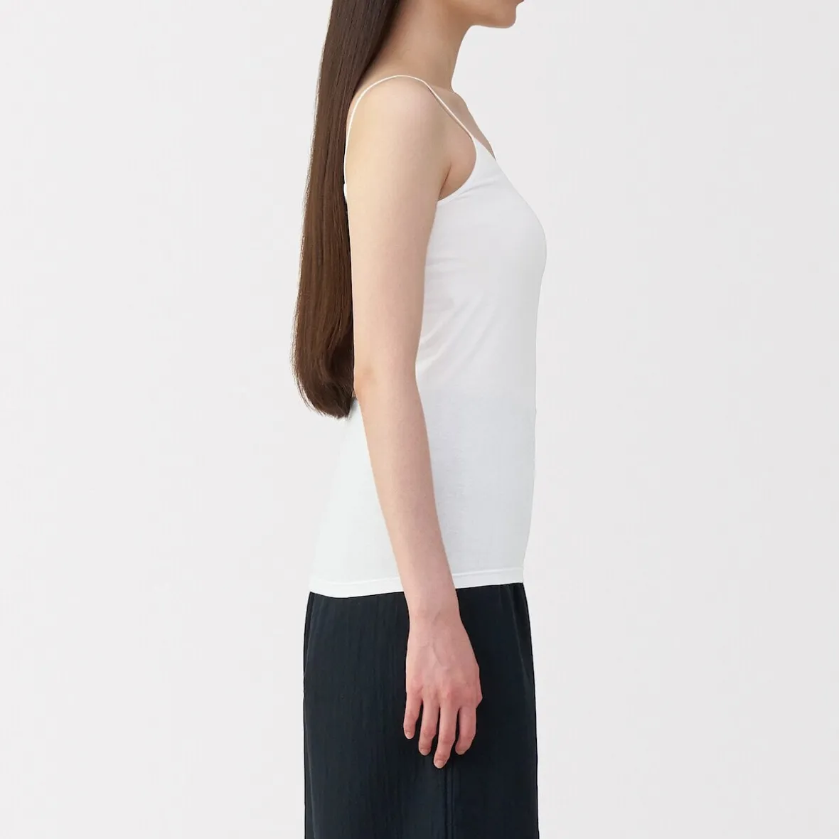Outlet Muji Camisola de punto elástico para mujer