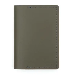 Muji Cartera de viaje de cuero reciclado - Caqui