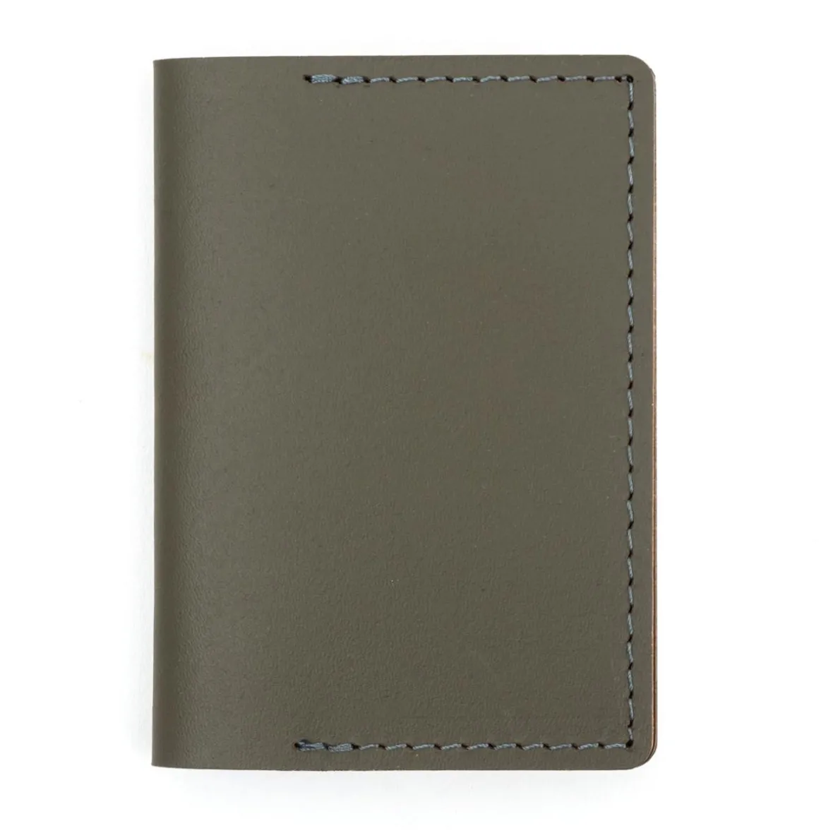 Muji Cartera de viaje de cuero reciclado - Caqui