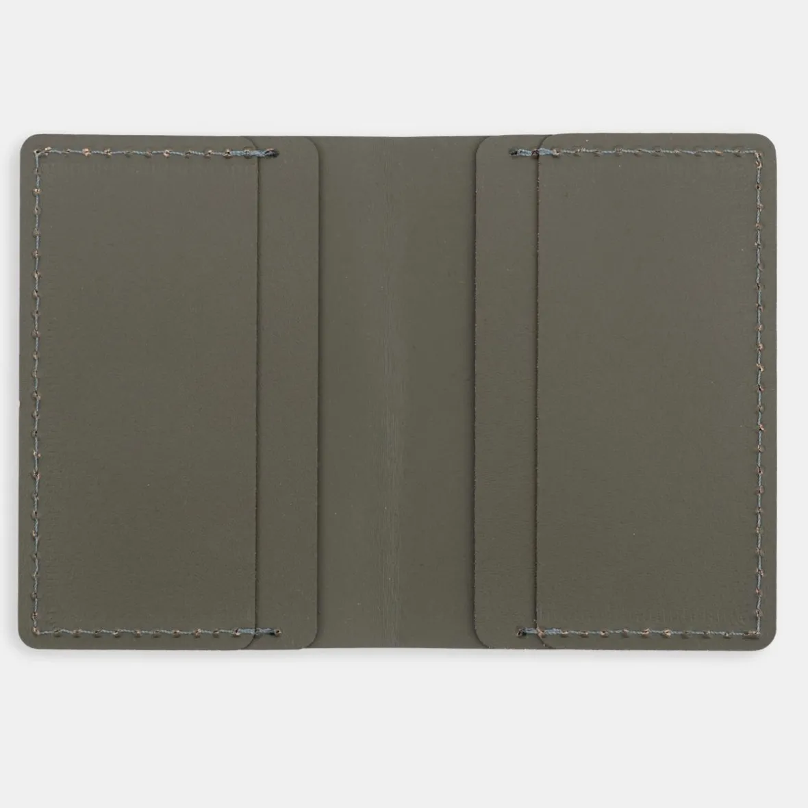 Muji Cartera de viaje de cuero reciclado - Caqui