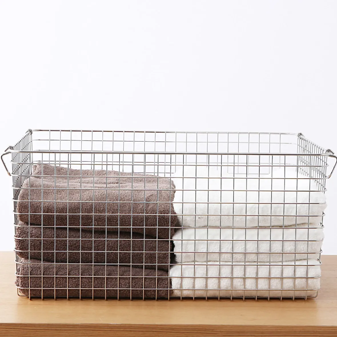 Best Muji Cesta de acero inoxidable L (alta) 51 x 37 x 24cm