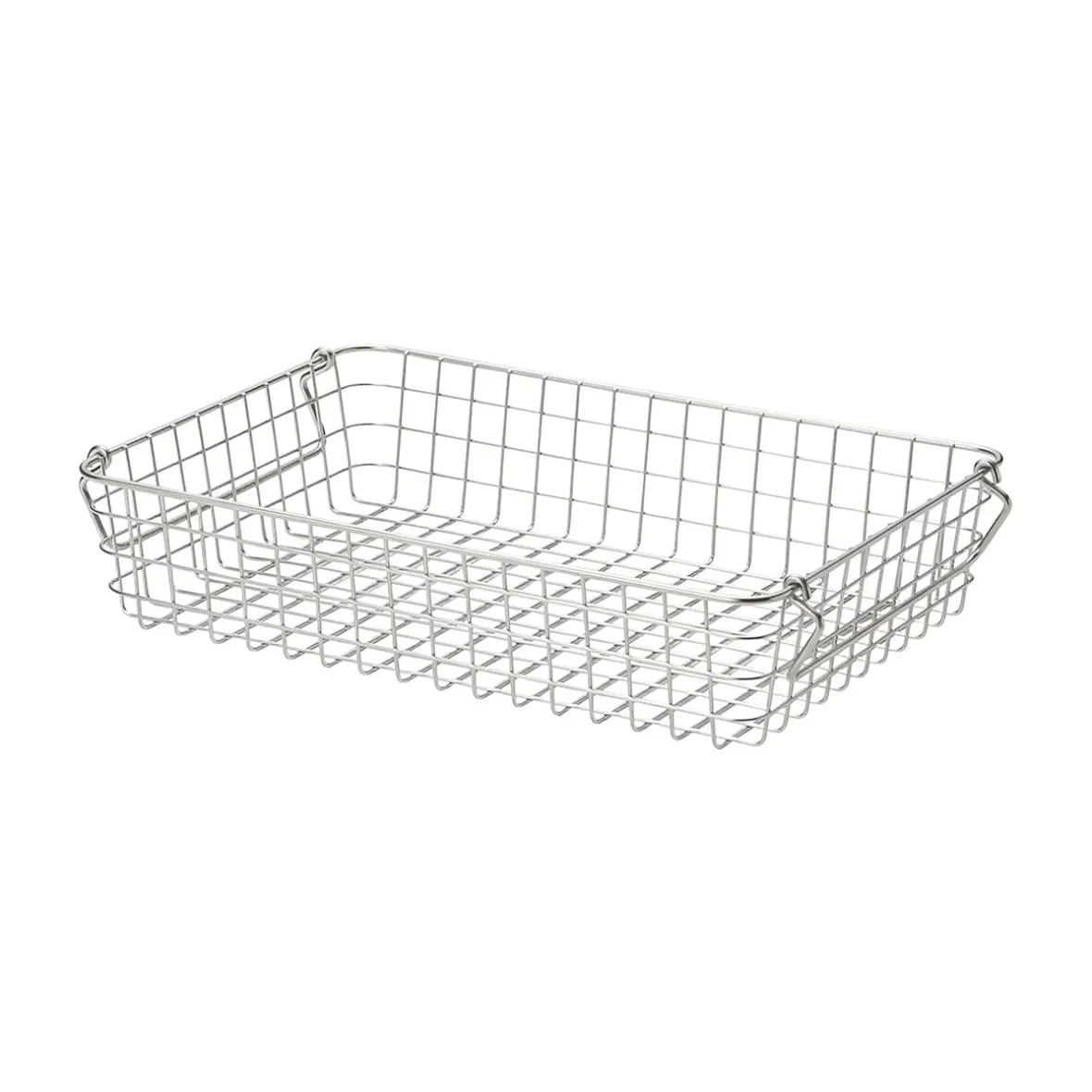 Outlet Muji Cesta de acero inoxidable M (baja) 37 x 26 x 8 cm