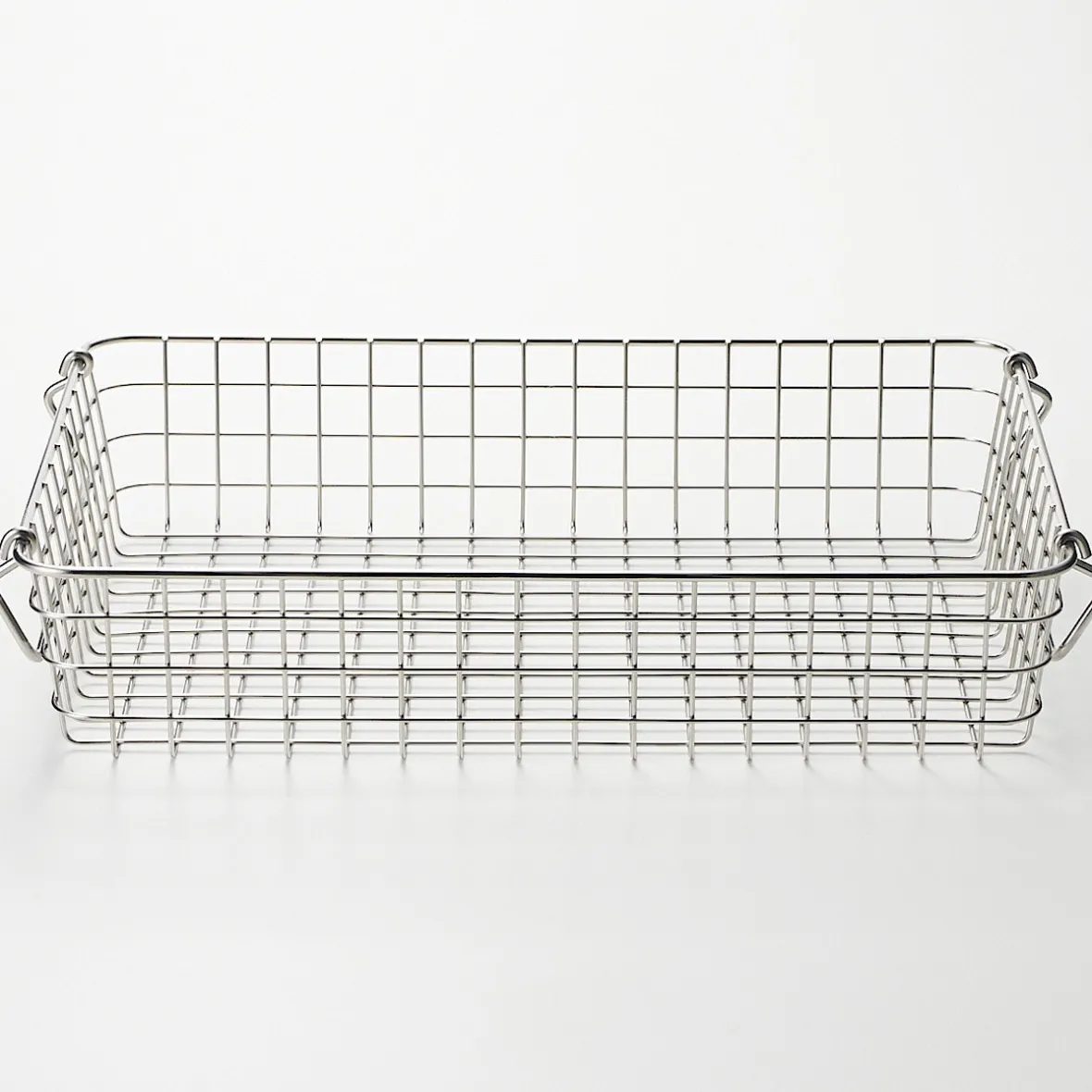 Outlet Muji Cesta de acero inoxidable M (baja) 37 x 26 x 8 cm