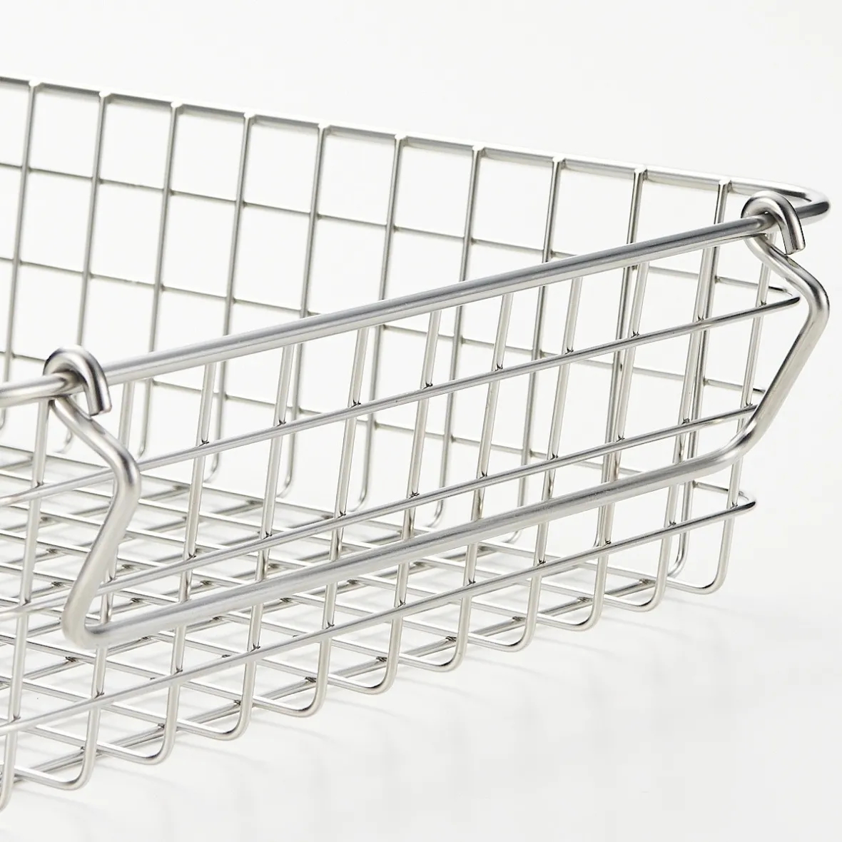 Outlet Muji Cesta de acero inoxidable M (baja) 37 x 26 x 8 cm