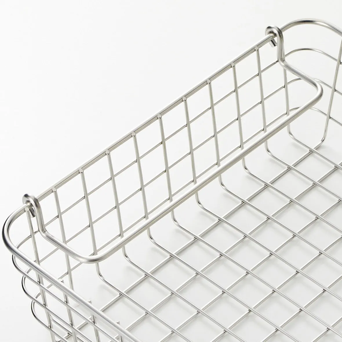 Outlet Muji Cesta de acero inoxidable M (baja) 37 x 26 x 8 cm