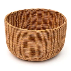 Clearance Muji Cesta de ratán tejida ‐ redonda, M