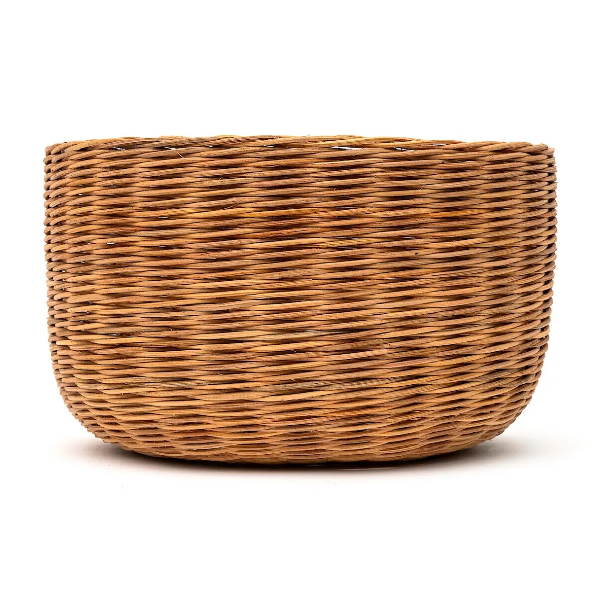 Clearance Muji Cesta de ratán tejida ‐ redonda, M
