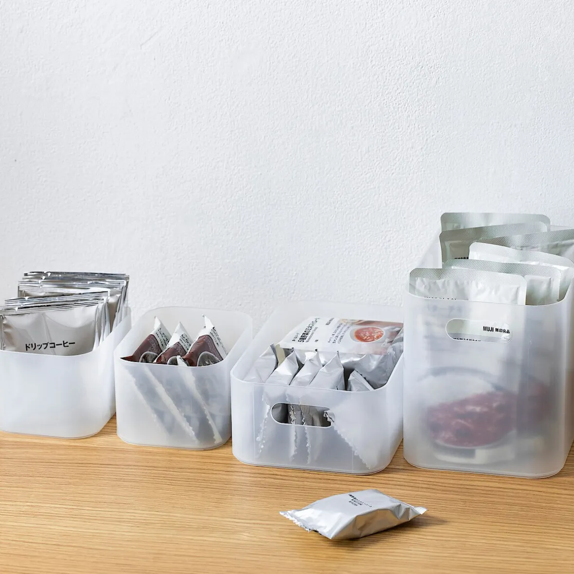 Hot Muji Cesta vanity con asas M