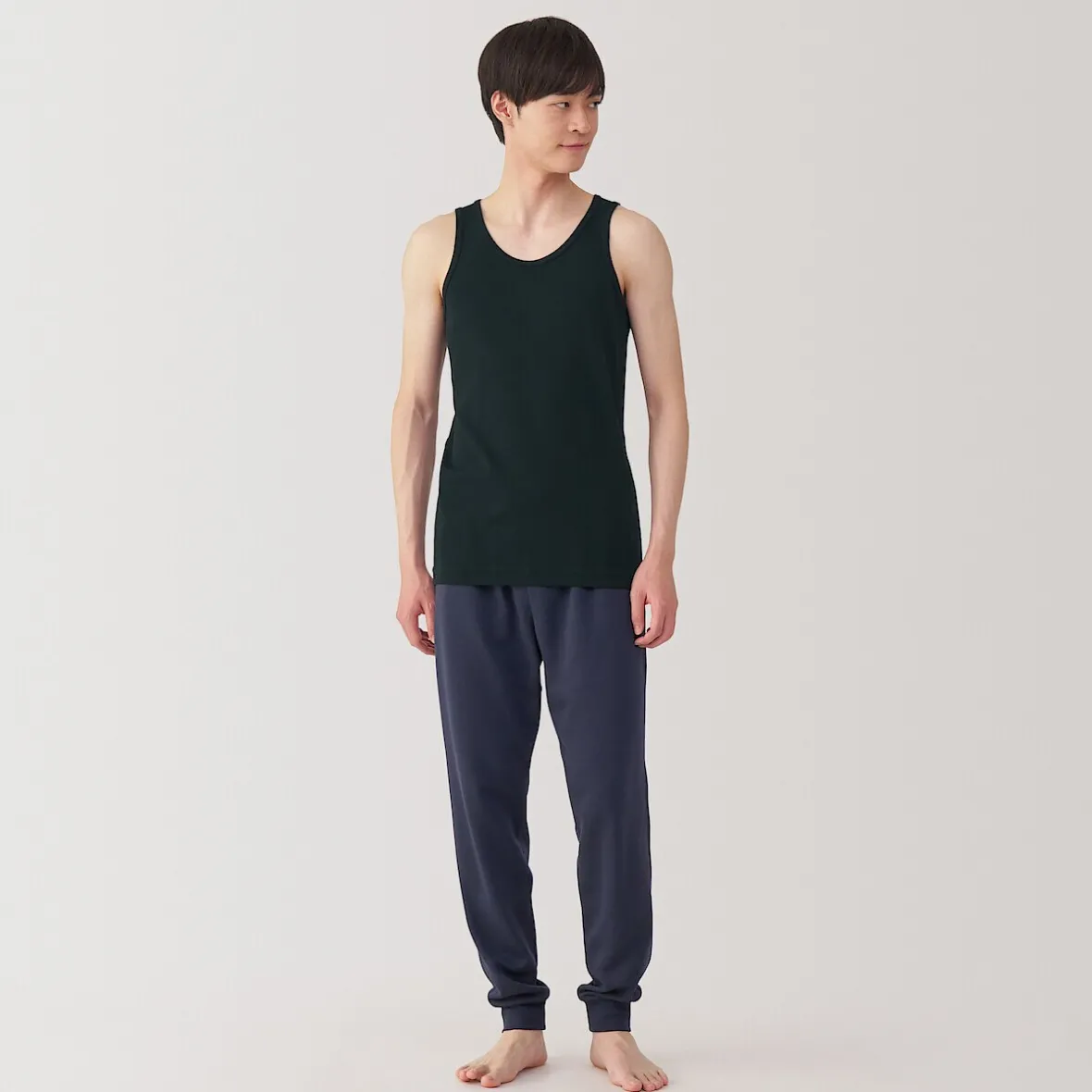 Sale Muji Chaleco de algodón que absorbe la humedad para hombre