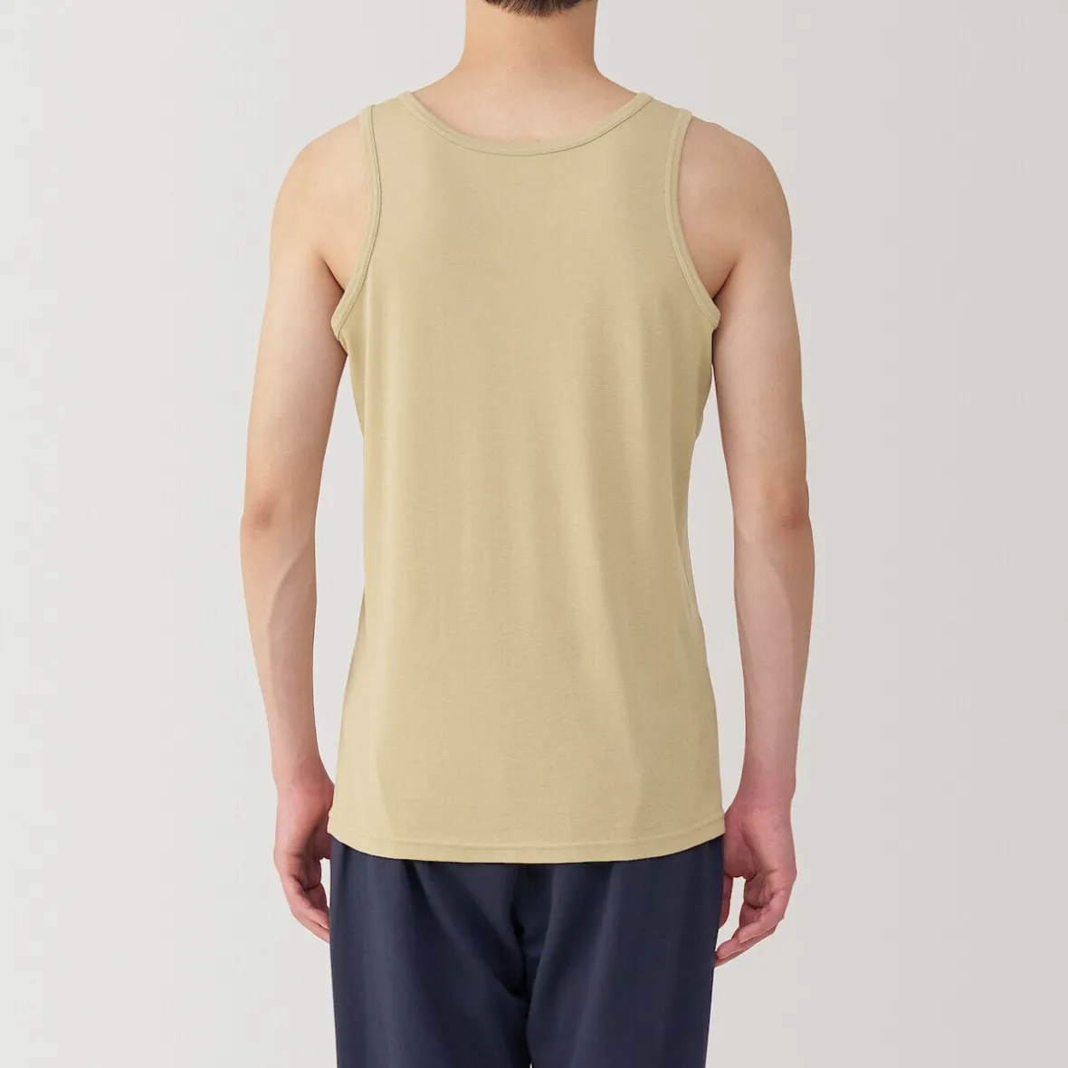 Sale Muji Chaleco de algodón que absorbe la humedad para hombre