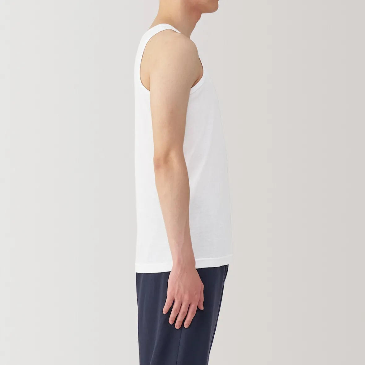 Sale Muji Chaleco de algodón que absorbe la humedad para hombre