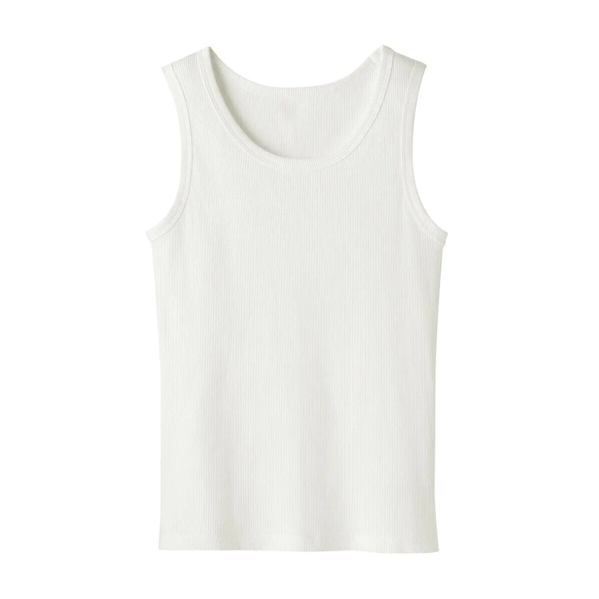 Outlet Muji Chaleco de canalé para mujer