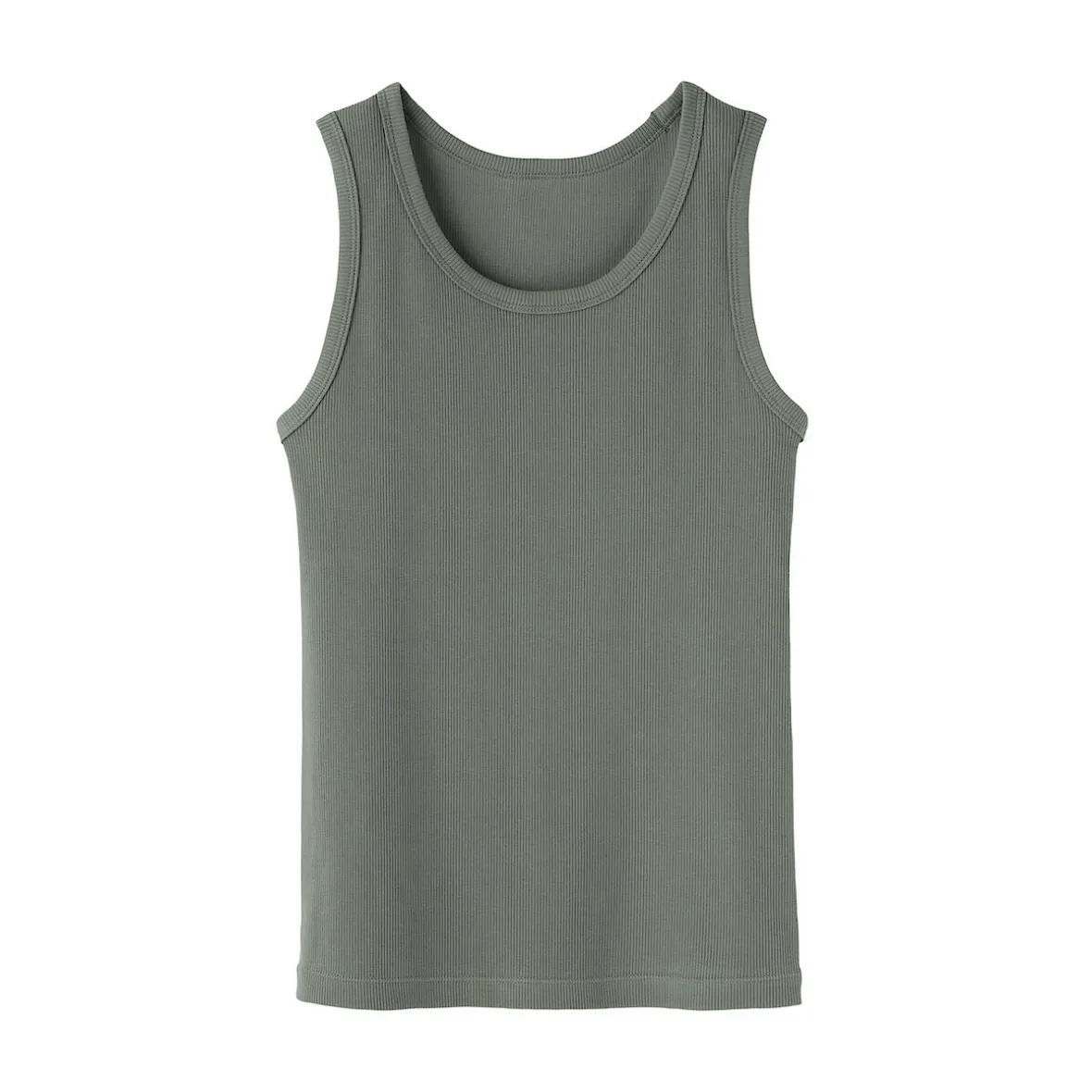 Outlet Muji Chaleco de canalé para mujer
