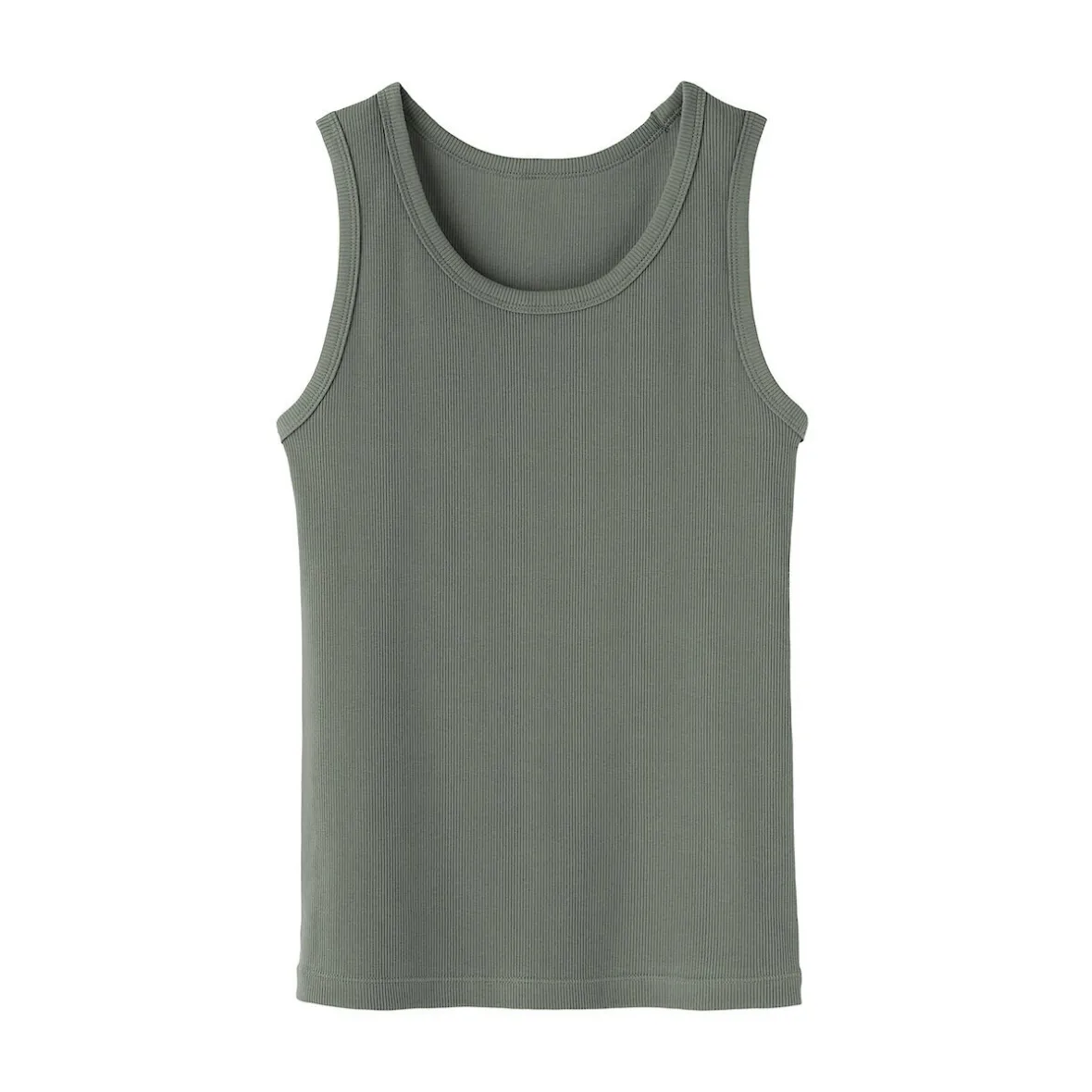 Outlet Muji Chaleco de canalé para mujer